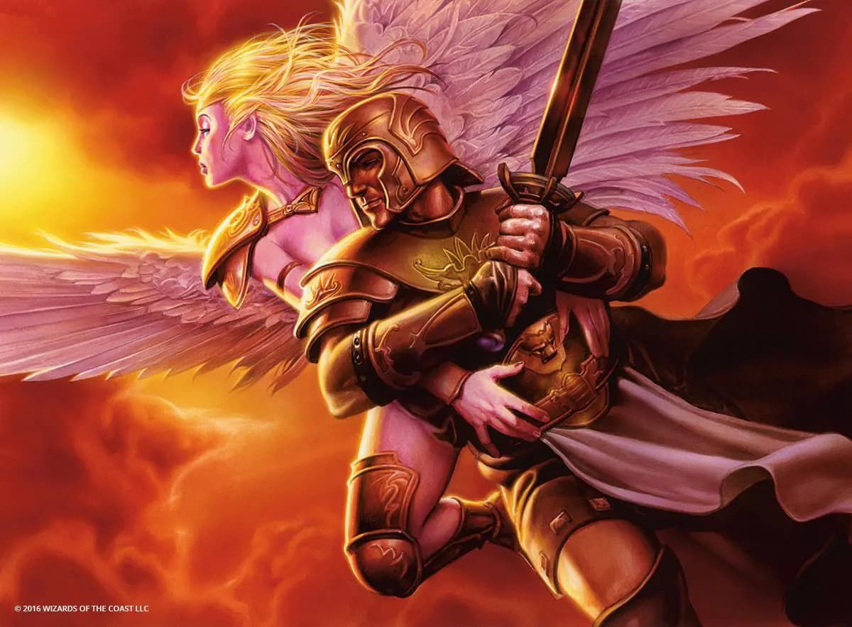 MTG Duel Decks: Divine vs. Demonic set art