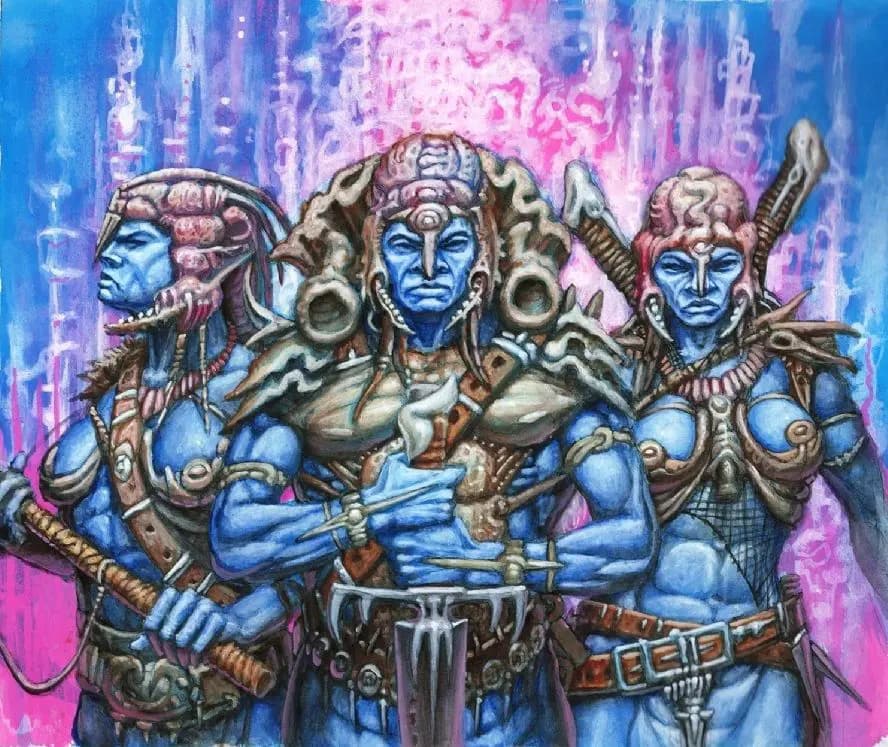 MTG Duel Decks: Venser vs. Koth set art