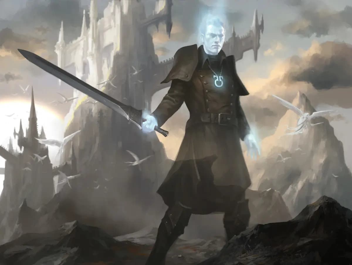 MTG Duel Decks: Blessed vs. Cursed set art