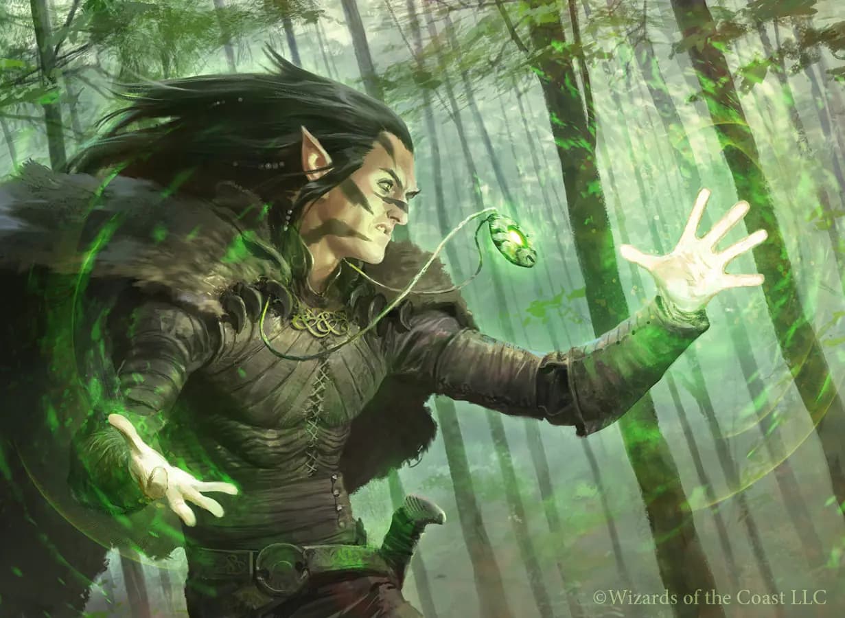 MTG Duel Decks: Elves vs. Inventors set art