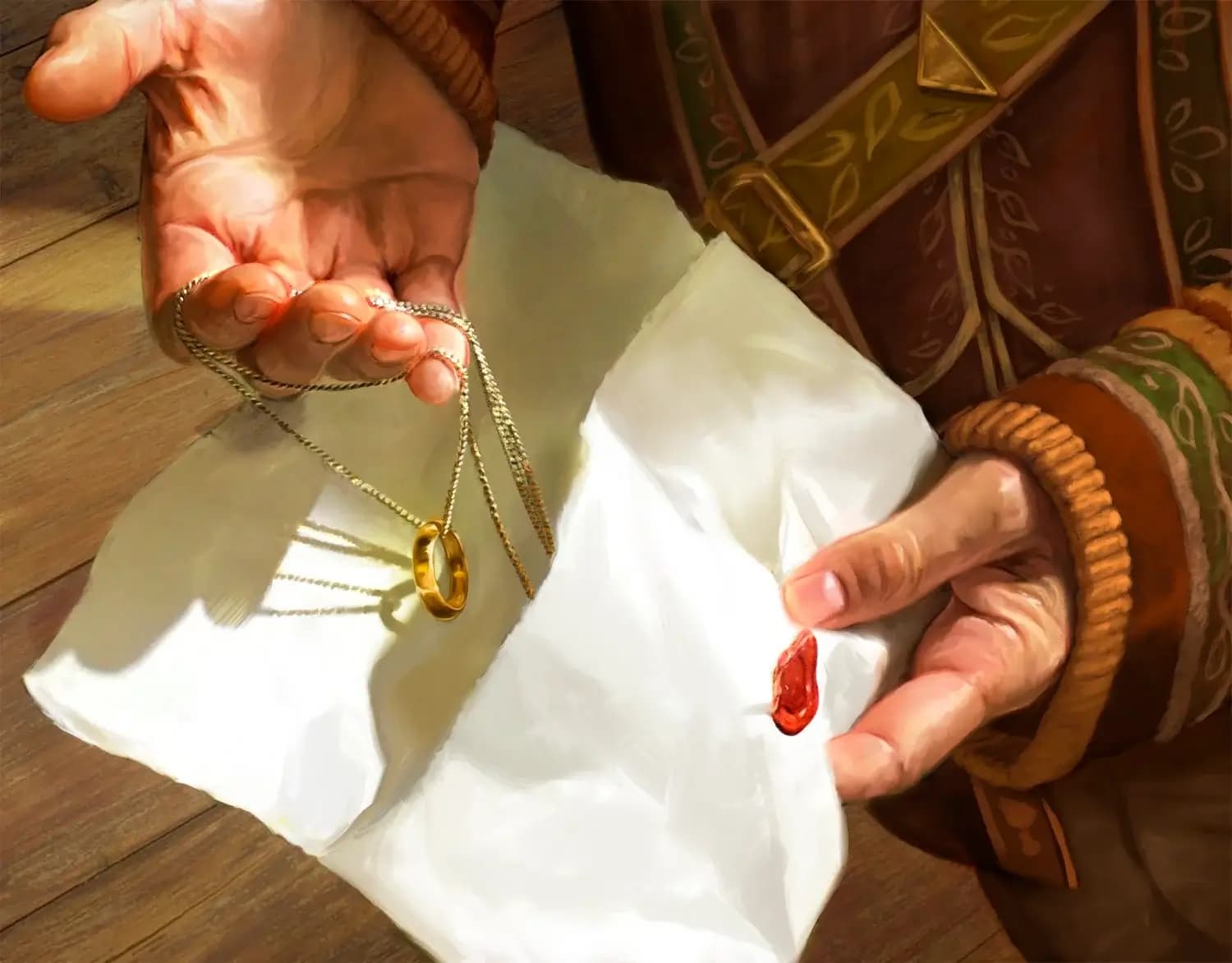 MTG The Lord of the Rings: Tales of Middle-earth set art