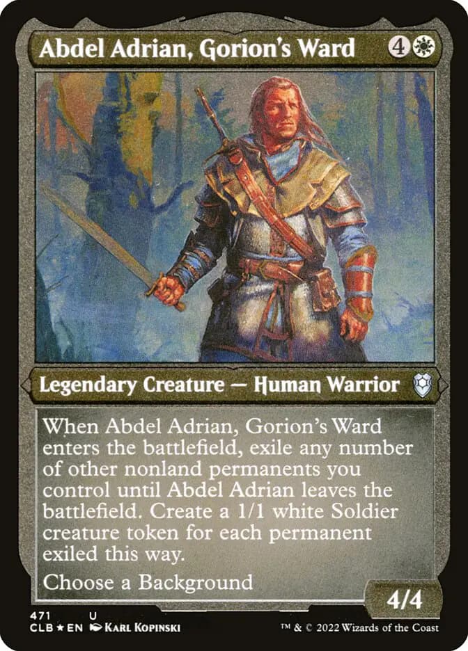 Card image of Abdel Adrian, Gorion's Ward