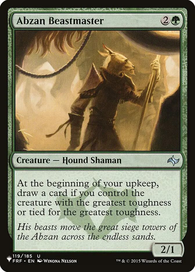 Card image of Abzan Beastmaster