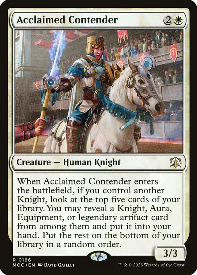 Card image of Acclaimed Contender