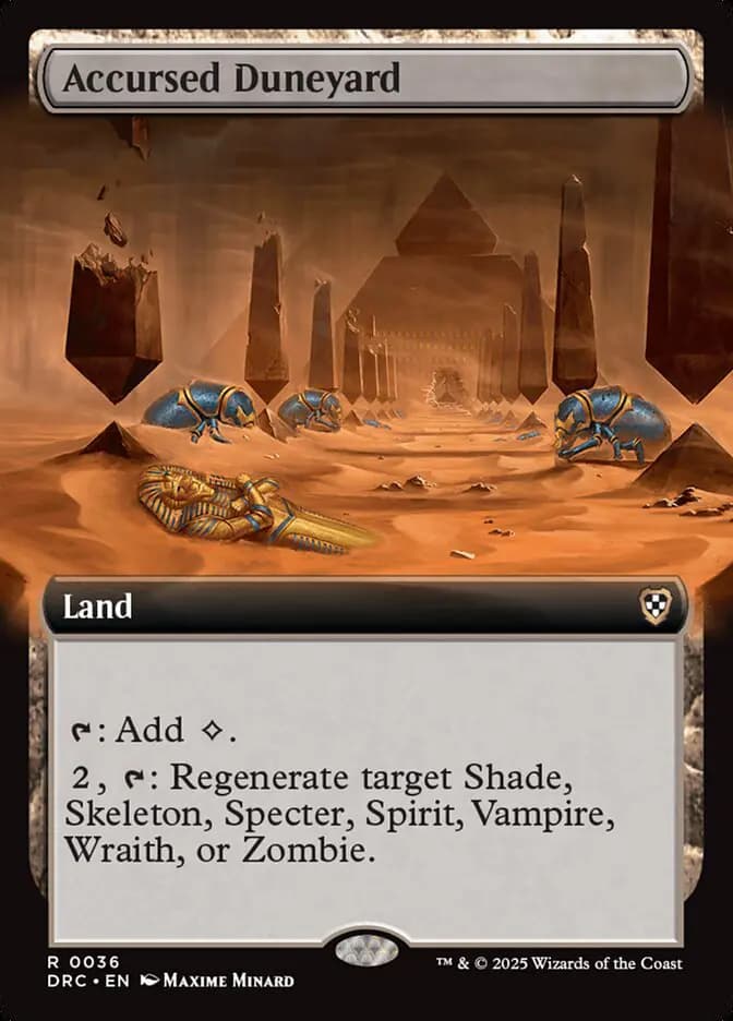 Card image of Accursed Duneyard