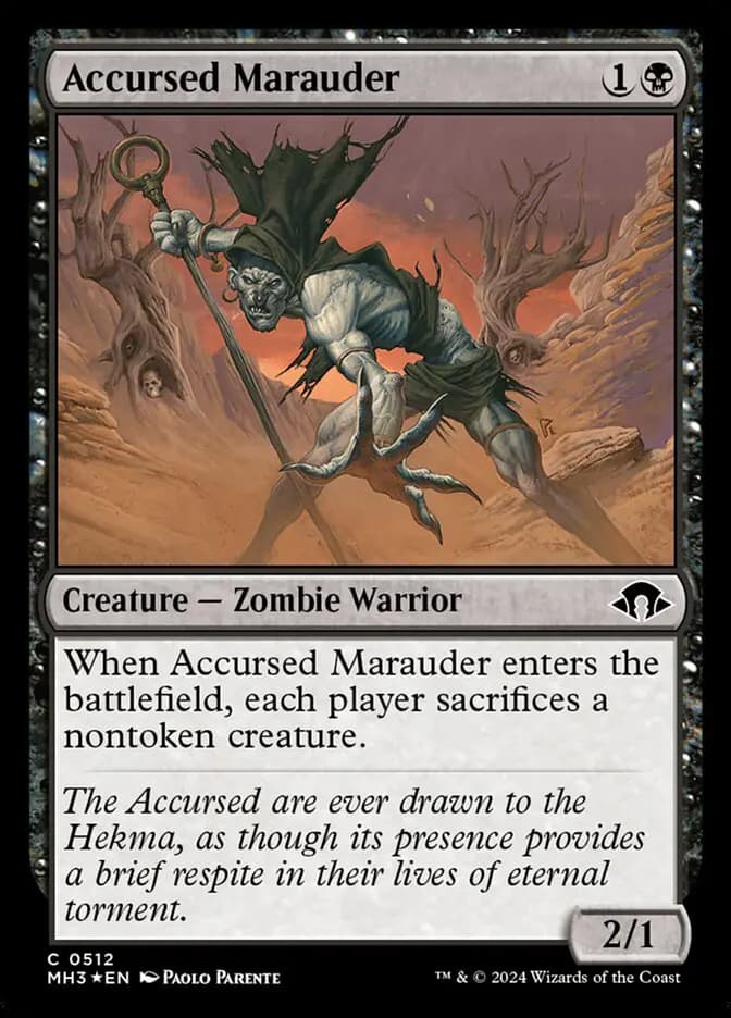 Card image of Accursed Marauder
