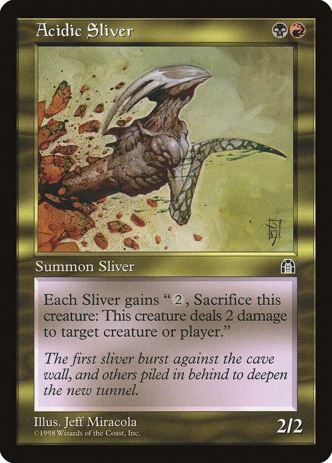 Card image of Acidic Sliver