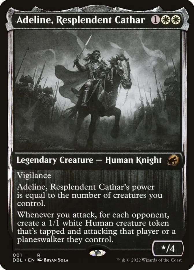 Card image of Adeline, Resplendent Cathar