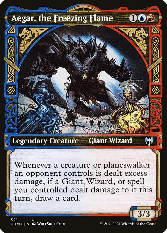 Card image of Aegar, the Freezing Flame