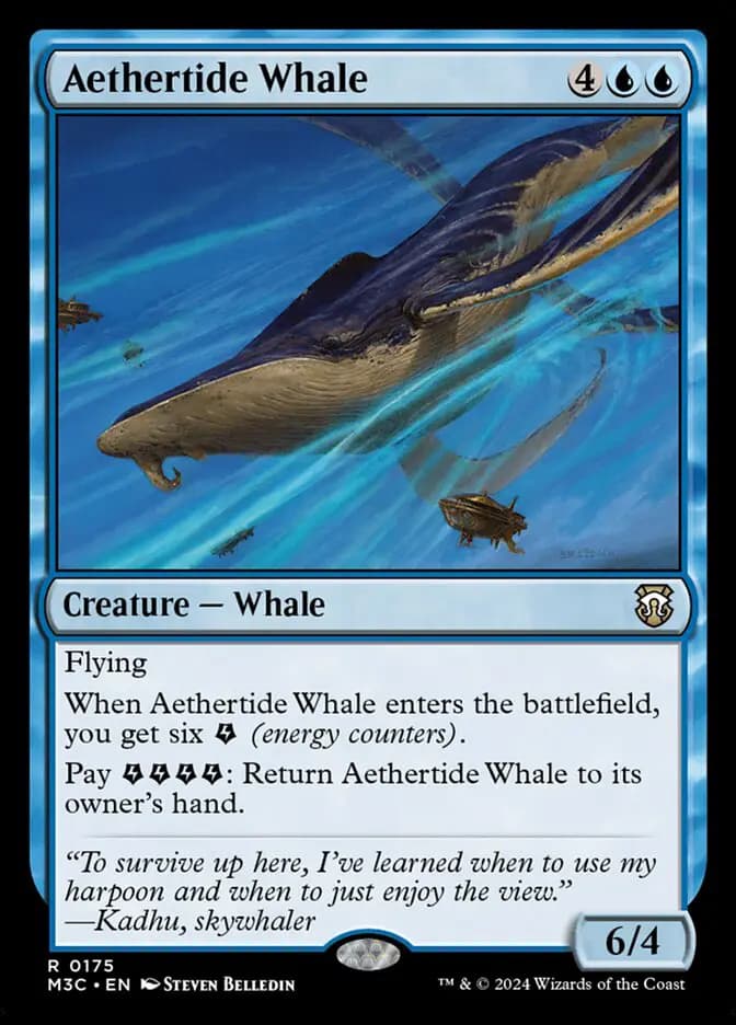Card image of Aethertide Whale