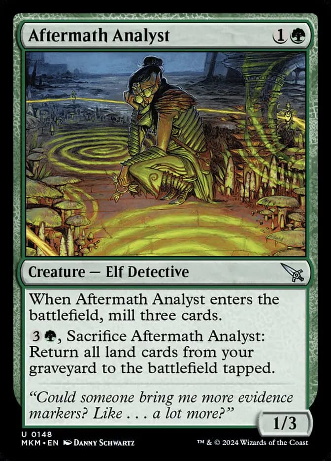 Card image of Aftermath Analyst
