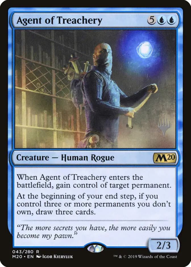 Card image of Agent of Treachery
