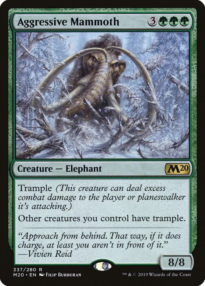 Card image of Aggressive Mammoth