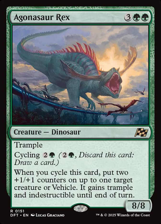 Card image of Agonasaur Rex