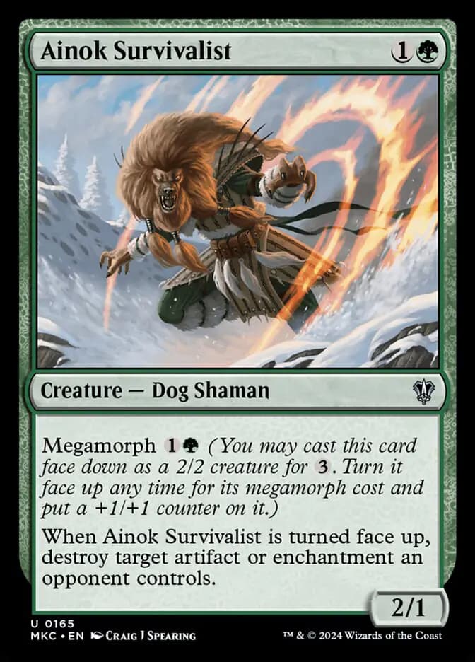 Card image of Ainok Survivalist