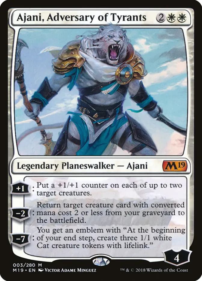 Card image of Ajani, Adversary of Tyrants