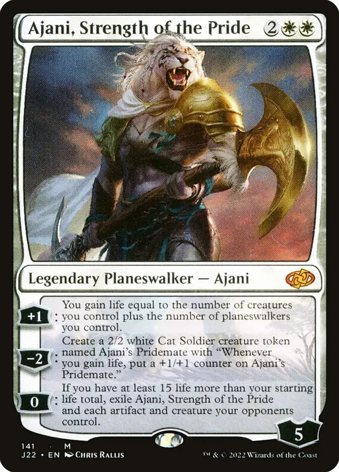 Card image of Ajani, Strength of the Pride