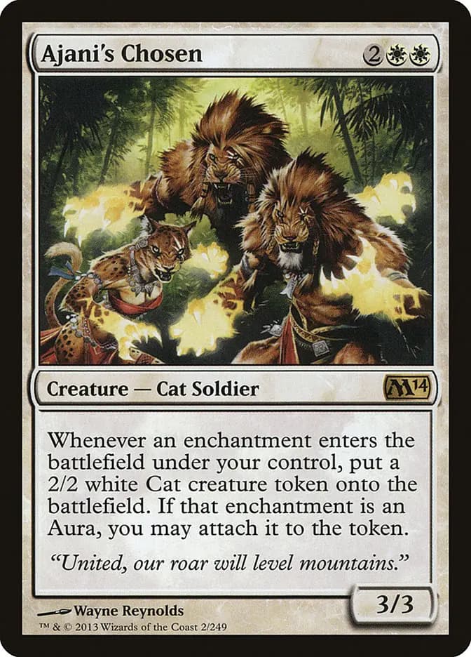 Card image of Ajani's Chosen