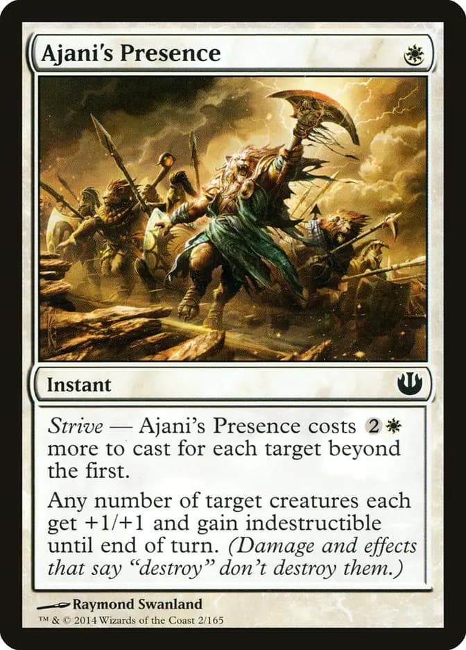 Card image of Ajani's Presence