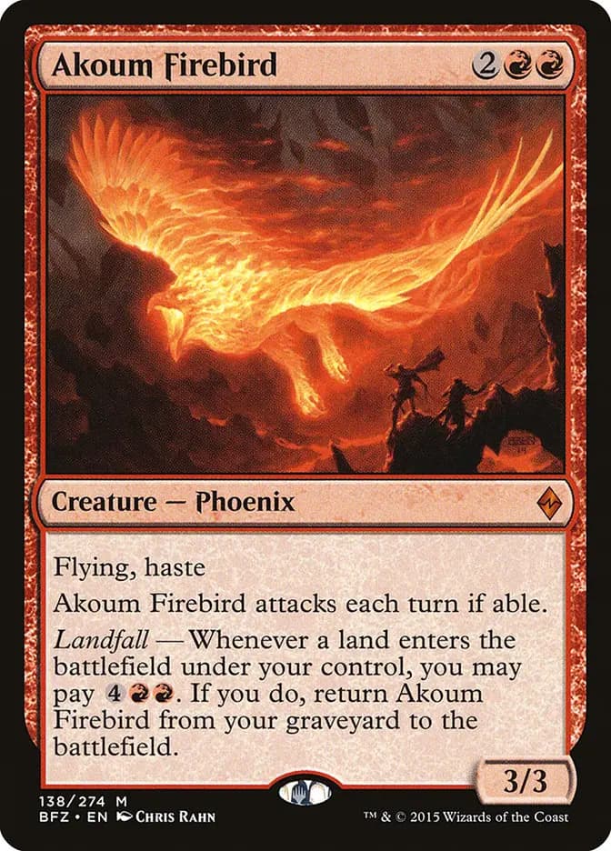 Card image of Akoum Firebird