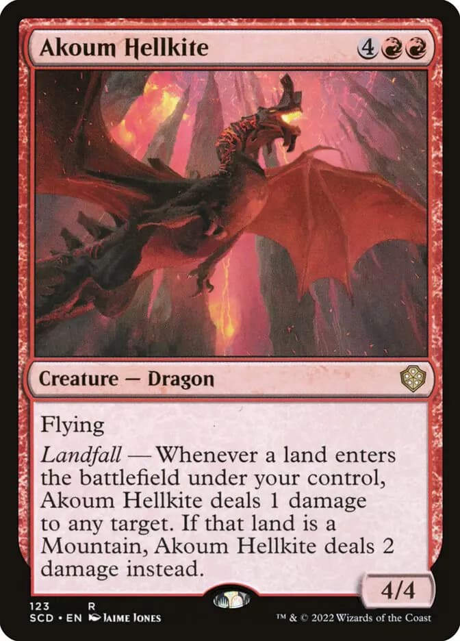 Card image of Akoum Hellkite