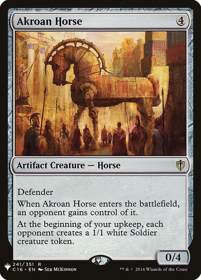 Card image of Akroan Horse