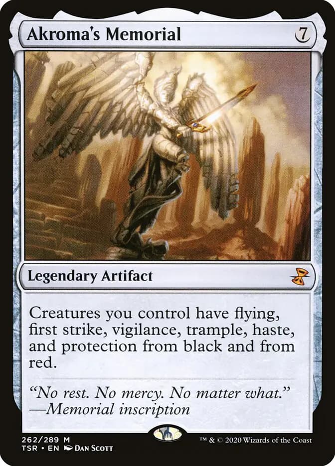 Card image of Akroma's Memorial