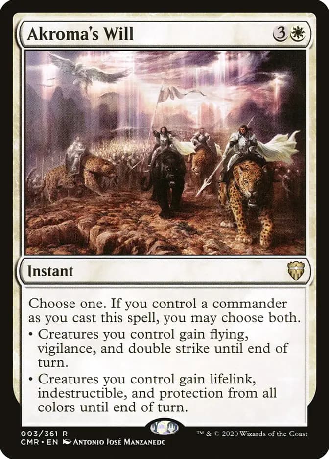 Card image of Akroma's Will
