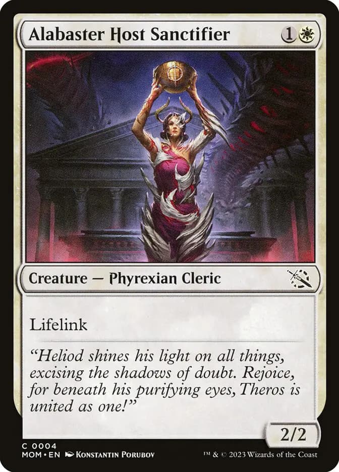 Card image of Alabaster Host Sanctifier