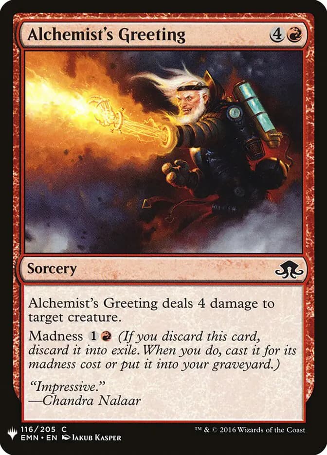 Card image of Alchemist's Greeting