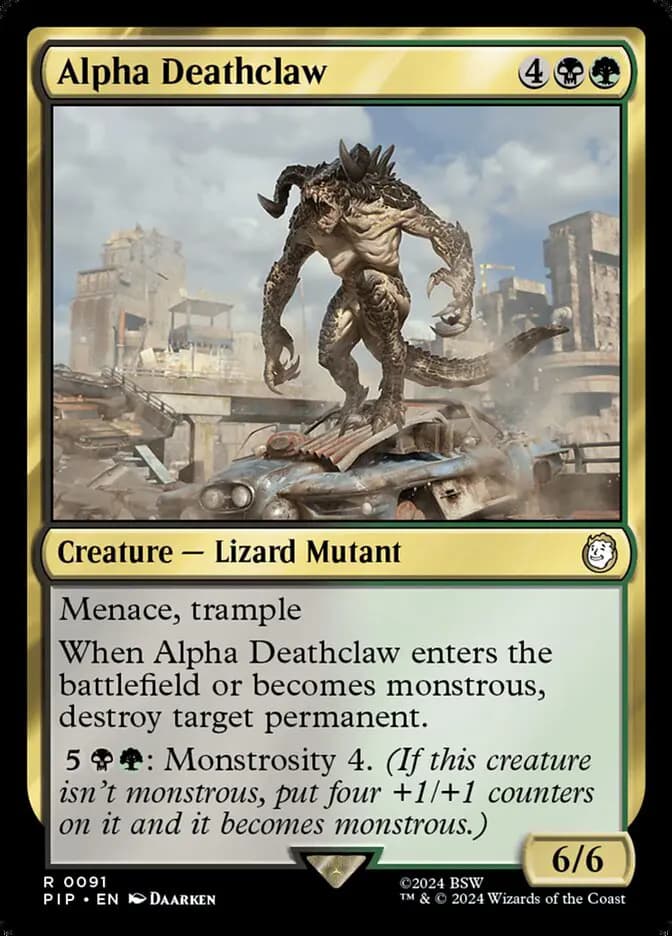 Card image of Alpha Deathclaw