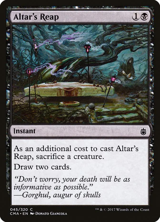 Card image of Altar's Reap