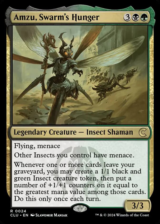Card image of Amzu, Swarm's Hunger