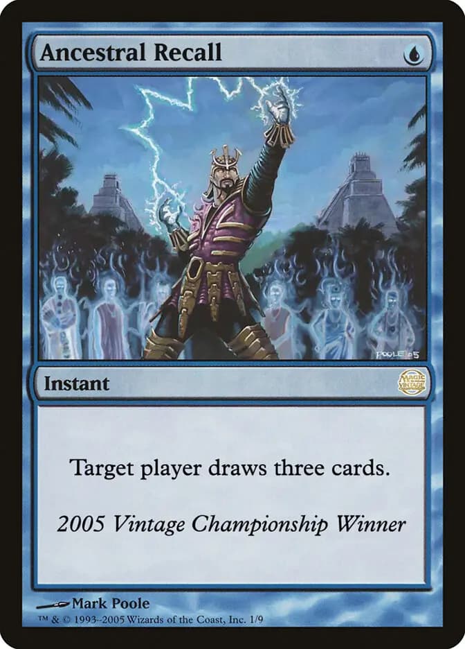 Ancestral Recall (Vintage Championship) #2005 - buy magic cards