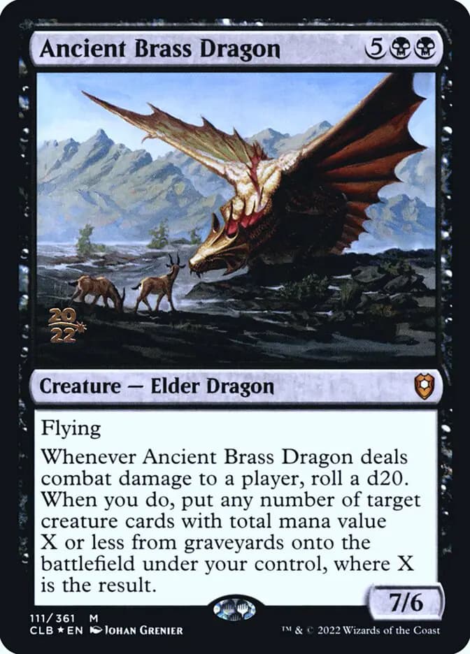 Card image of Ancient Brass Dragon