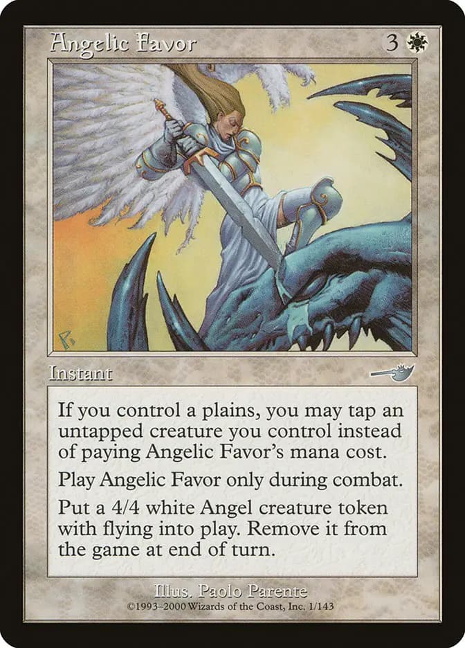 Card image of Angelic Favor