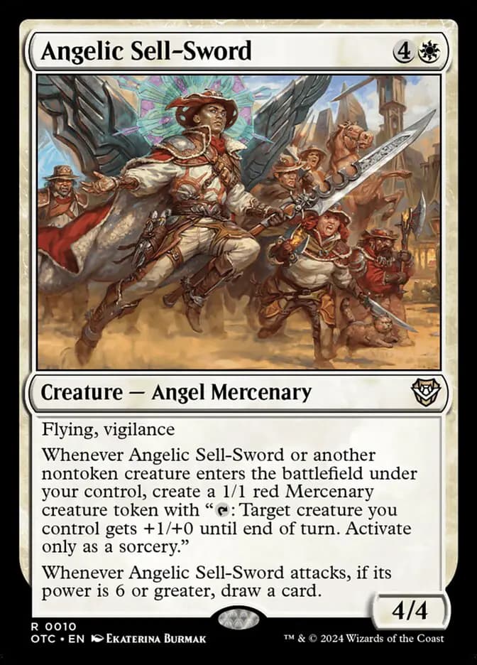 Card image of Angelic Sell-Sword