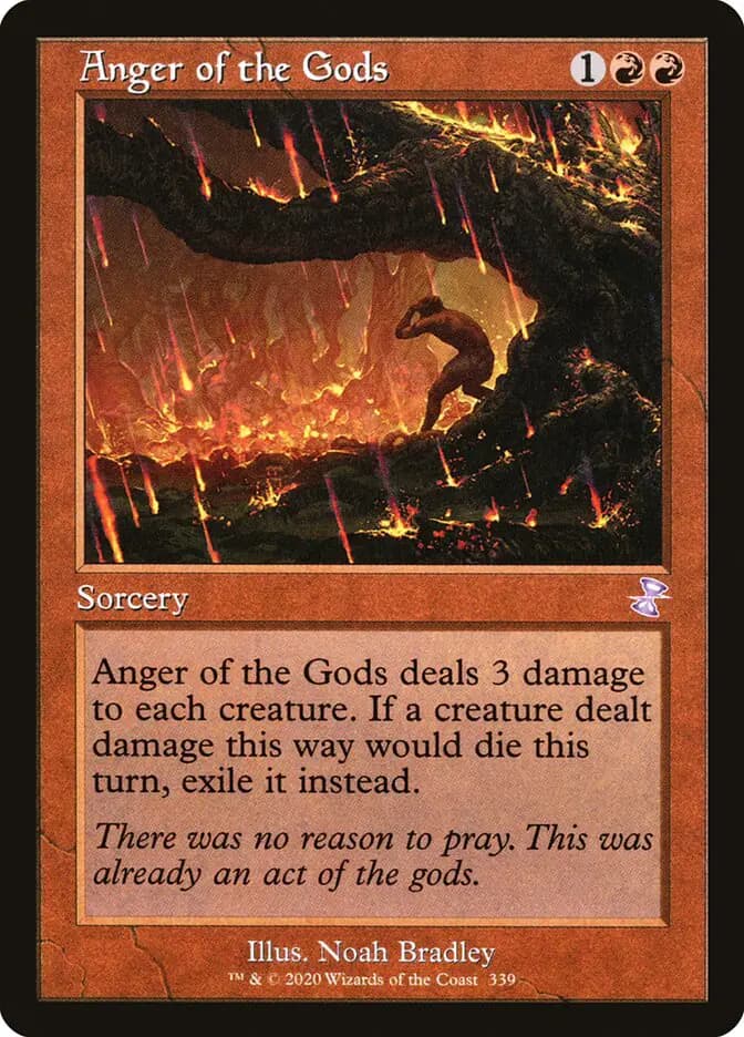 Card image of Anger of the Gods