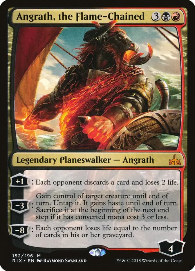 Card image of Angrath, the Flame-Chained