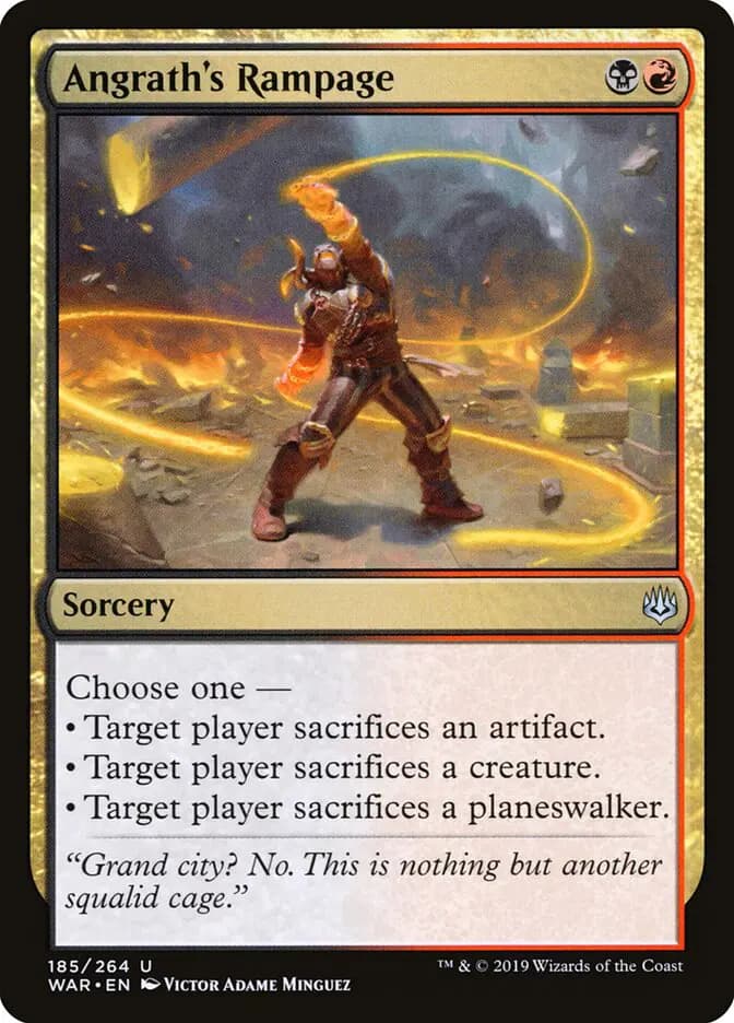 Card image of Angrath's Rampage