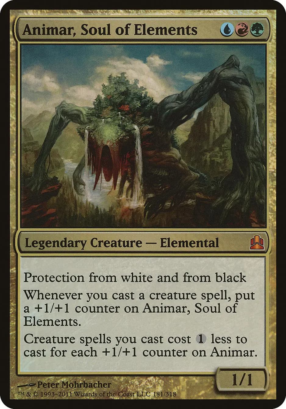 Card image of Animar, Soul of Elements