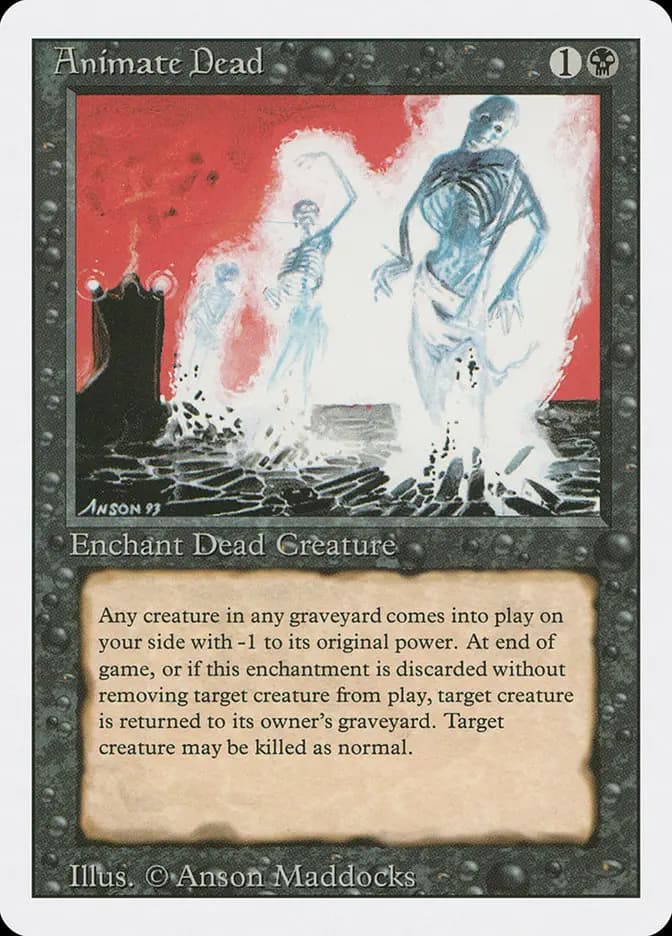Animate Dead (Revised Edition) #93 - buy magic cards