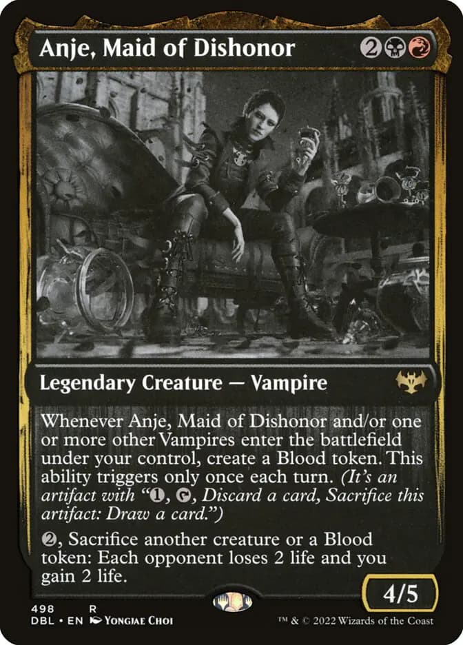 Card image of Anje, Maid of Dishonor