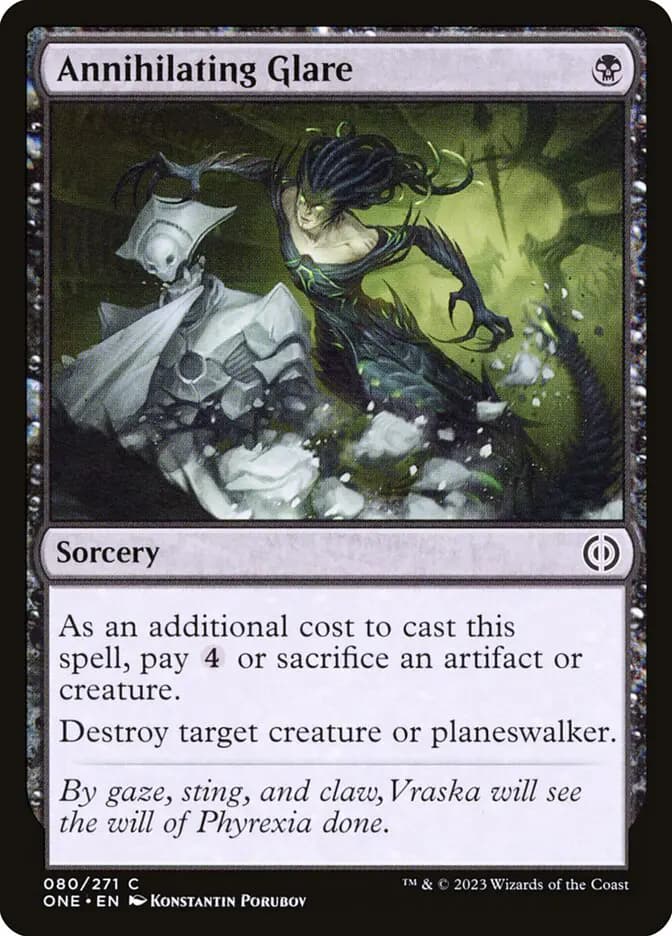 Card image of Annihilating Glare