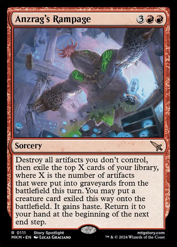 Card image of Anzrag's Rampage