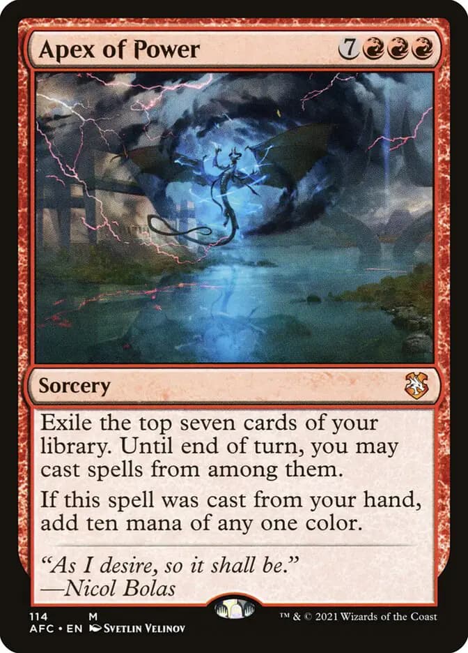 Card image of Apex of Power