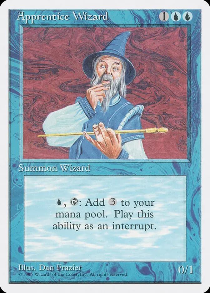 Card image of Apprentice Wizard