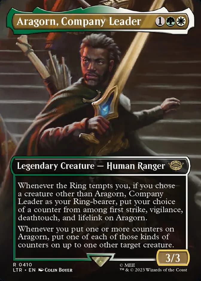 Card image of Aragorn, Company Leader