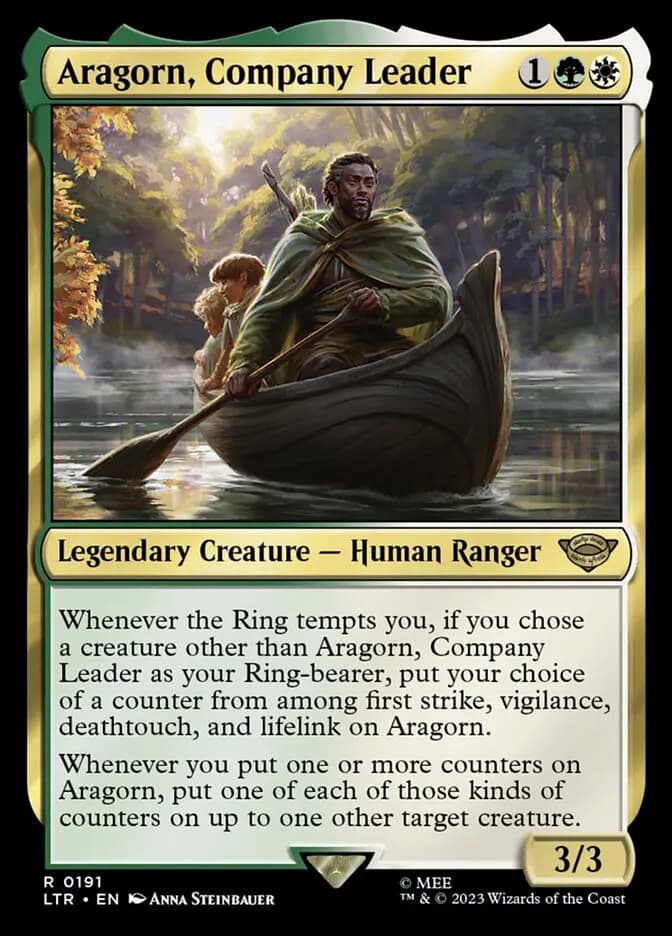 Card image of Aragorn, Company Leader