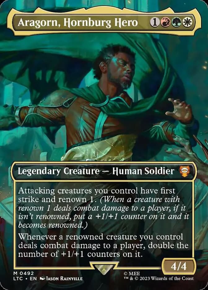 Card image of Aragorn, Hornburg Hero